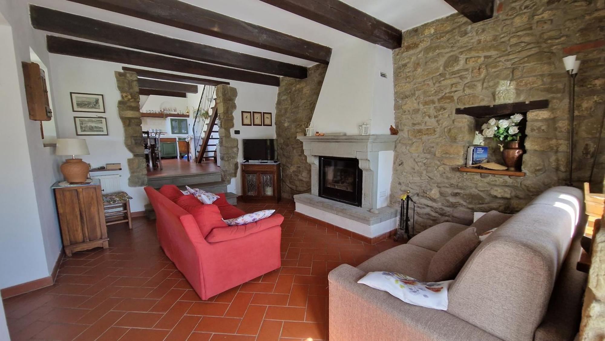 La Sala Vecchia - Lovely Tuscan Holiday House Badia Prataglia, Casentino Valley คิวซี เดลลา แวร์นา ภายนอก รูปภาพ